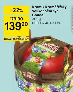 Tesco Kromík Kroměřížský Velikonoční sýr Gouda nabídka