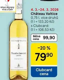 Tesco Château Valtice nabídka
