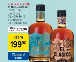 Tesco El Clasico Elixir nabídka