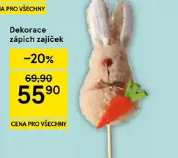 Tesco Dekorace zápich zajíček nabídka