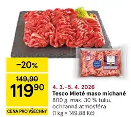 Tesco Tesco Mleté maso míchané nabídka