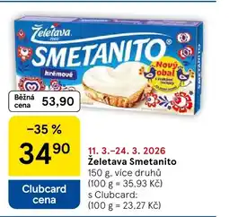 Tesco Żeletava Smetanito nabídka