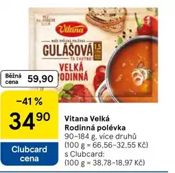 Tesco Vitana Velká Rodinná polévka nabídka