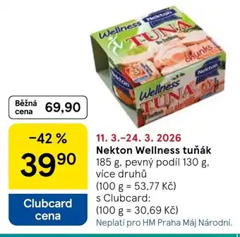 Tesco Nekton Wellness tuňák nabídka