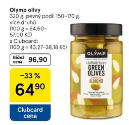 Tesco Olymp olivy nabídka