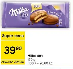 Tesco Milka soft nabídka
