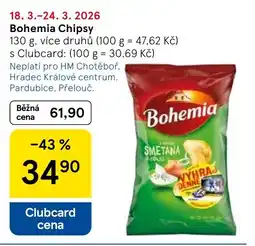 Tesco Bohemia Chipsy nabídka