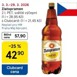 Tesco Zlatopramen nabídka