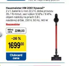 Tesco Vysavač nabídka