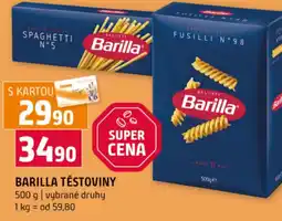 Terno Barilla těstoviny nabídka
