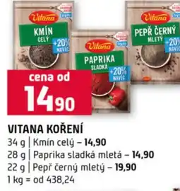 Terno Vitana koření nabídka