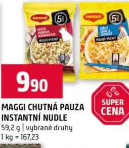 Terno Maggi chutná pauza instantní nudle nabídka
