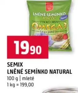 Terno Semix lněné semínko natural nabídka
