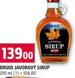 Terno Druid javorový sirup nabídka