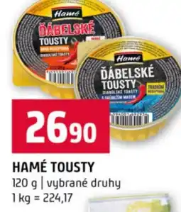 Terno Hamé tousty nabídka
