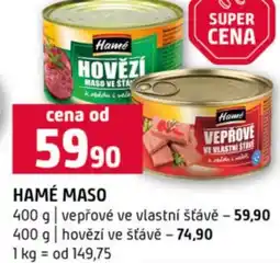 Terno Hamé maso nabídka