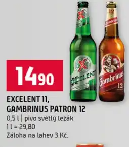 Terno Excelent 11, Gambrinus patron 12 nabídka