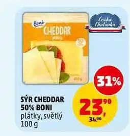 Penny Market SÝR CHEDDAR 50% BONI nabídka