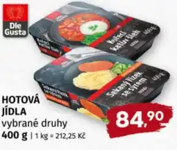 Terno Dle Gusta Hotová jídla nabídka