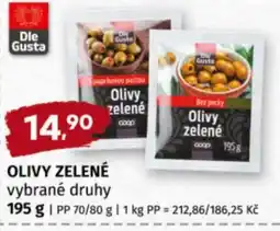 Terno Dle Gusta Olivy zelené nabídka