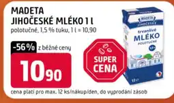 Terno Madeta Jihočeské mléko nabídka