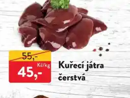 MP Krásno Kuřecí játra čerstvá nabídka
