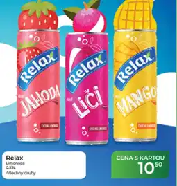 Tamda Foods Relax Limonáda nabídka