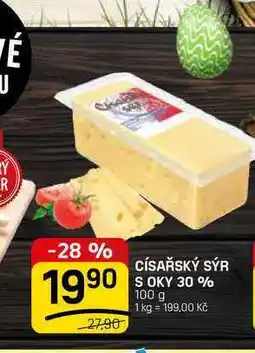 Flop CÍSAŘSKÝ SÝR S OKY 30 % nabídka