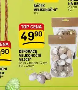 Flop DEKORACE VELIKONOČNÍ VEJCE 12 ks v balení | 4 cm nabídka