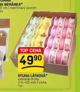 Flop STUHA LÁTKOVÁ vybrané druhy 3 m x25 mm cívka 1ks nabídka