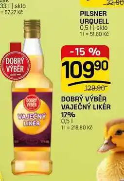Flop DOBRÝ VÝBĚR VAJEČNÝ LIKÉR 17% nabídka