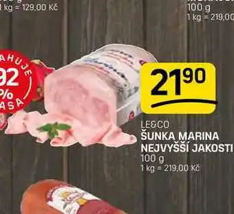 Flop ŠUNKA MARINA NEJVYŠŠÍ JAKOSTI nabídka