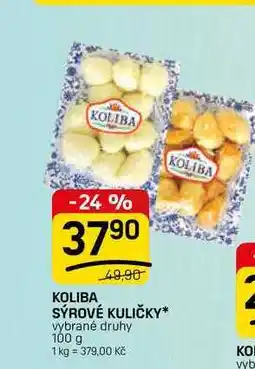 Flop KOLIBA SÝROVÉ KULIČKY vybrané druhy nabídka