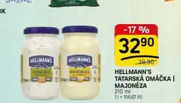 Flop HELLMANN'S TATARSKÁ OMÁČKA | MAJONÉZA nabídka