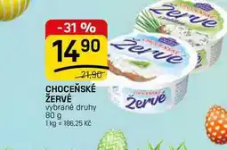 Flop CHOCEŇSKÉ ŽERVÉ vybrané druhy nabídka