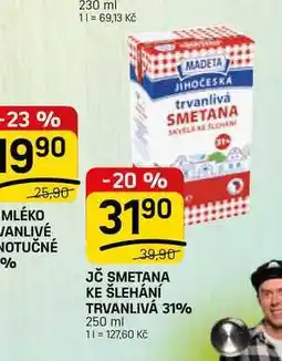 Flop JČ SMETANA KE ŠLEHÁNÍ TRVANLIVÁ 31% nabídka