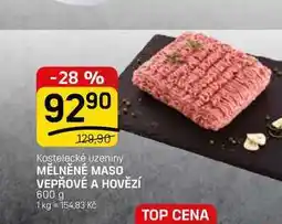 Flop MĚLNĚNÉ MASO VEPŘOVÉ A HOVĚZÍ nabídka