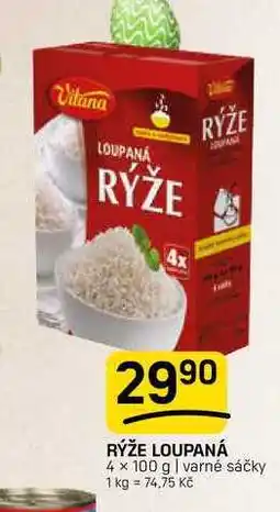 Flop RÝŽE LOUPANÁ 4x100 g varné sáčky nabídka