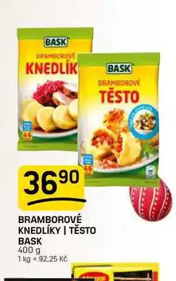 Flop BRAMBOROVÉ KNEDLÍKY | TĚSTO BASK nabídka