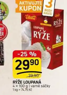 Flop RÝŽE LOUPANÁ 4 x 100 g | varné sáčky nabídka