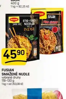 Flop FUSIAN SMAŽENÉ NUDLE vybrané druhy nabídka