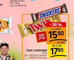 Flop SNICKERS nabídka