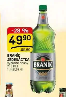 Flop BRANÍK JEDENÁCTKA vybrané druhy 2l, PET nabídka