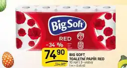 Flop BIG SOFT TOALETNÍ PAPÍR RED 10 rolí nabídka