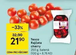 Tesco Tesco Rajčata cherry, 250 g, balená nabídka