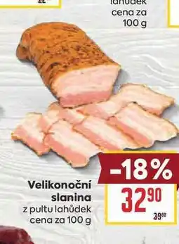 Billa Velikonoční slanina z pultu lahůdek cena za nabídka