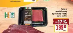 Billa Kuřecí medailonky z prsního filetu cena za nabídka
