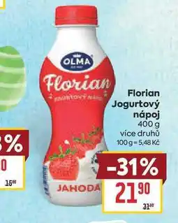 Billa Florian Jogurtový nápoj nabídka