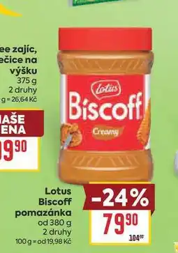 Billa Lotus Biscoff pomazánka od nabídka