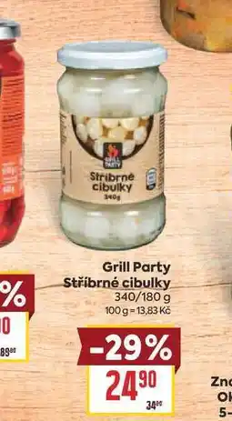 Billa Grill Party Stříbrné cibulky 340/180 g nabídka